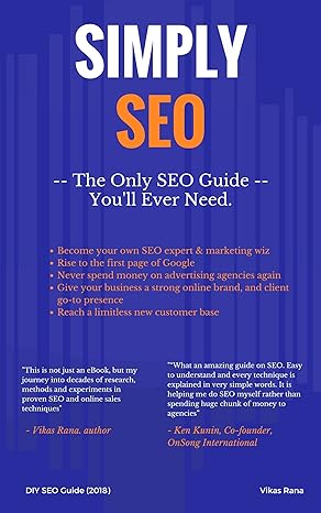 Simply SEO: The Only SEO Guide.. You'll Ever Need. (English Edition)